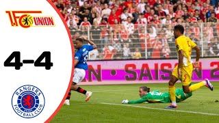 Union Berlin Vs Rangers 44 All Goals Results Extended Highlights Friendly Match [upl. by Ahsienod99]