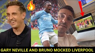 Gary Neville and Bruno harshly MOCKED Liverpool after losing to Nottingham Forrest [upl. by Yoccm155]