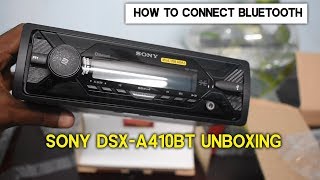 Sony DSXA410BT  Unboxing  Bluetooth connect [upl. by Halbeib]