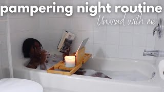 FEMININE SELF CARE NIGHT ROUTINE for Soft glowing skin [upl. by Eeltrebor]