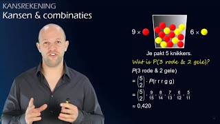 Kansen en combinaties  Het vaasmodel vwo AC  WiskundeAcademie [upl. by Kori]