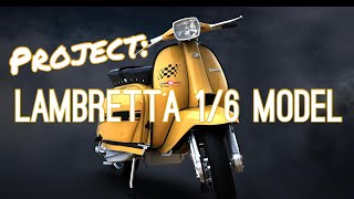 Project Lambretta 16 model Part 1 of the building of the DL200 Made by Retro Replica [upl. by Geri]