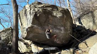 Rumbling Bald Bouldering  Tys Lemonade V1011 [upl. by Tcideneb]