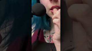 Asmr biting nails 👀 tingly asmr asmrsounds [upl. by Ecnarrot]