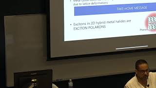 Carlos Silva  Exciton Polarons in TwoDimensional Hybrid MetalHalide Perovskites [upl. by Hobbs882]