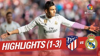 Highlights Atletico de Madrid vs Real Madrid 13 [upl. by Inalak]