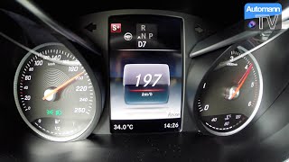 2016 Mercedes GLC 250 d 204hp  0200 kmh acceleration 60FPS [upl. by Becket]