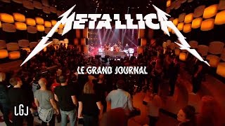 Metallica  Master of Puppets Hardwired To SelfDestruct PRTour 15112016 Le Grand Journal PARIS [upl. by Canotas]