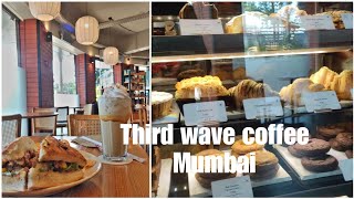 Third Wave Coffee l Mahim l Mumbai l India l Caramel frappe l coffee Shop in Mumbai [upl. by Einhoj659]