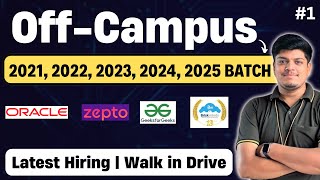 OffCampus Direct Hiring  2021 2022 2023 2024 2025 BATCH  Oracle HCL BriskMind Latest Hiring [upl. by Dotti]