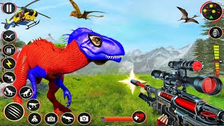 New Dinosaur Hunter 3D zoo Game  Real Dinosaur 3D Game – Android Gameplay [upl. by Gillan]