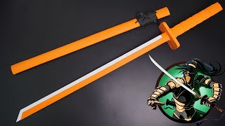 Origami Ninja Katana  How to make paper ninja sword [upl. by Nnylimaj]