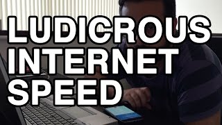 upgrading to LUDICROUS INTERNET SPEED [upl. by Annaid]