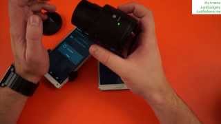 Смартограф Sony DSCQX100 распаковка первые впечатления [upl. by Miarhpe]