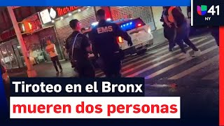 Tiroteos en El Bronx dejan a dos personas sin vida [upl. by Conti]