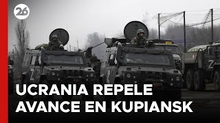 Ucrania afirma haber repelido un avance ruso sobre Kupiansk [upl. by Enelrihs]