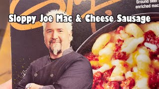 Guy Fieris Flavortown Sloppy Joe Mac and Cheese Sausage [upl. by Eimmelc]