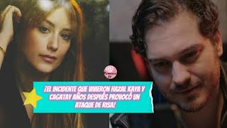 ¡El incidente que vivieron Hazal Kaya y Cagatay años después provocó un ataque de risa femir [upl. by Valeta168]