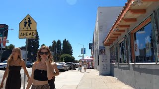 Melrose Ave Los Angeles Walking Tour 4K [upl. by Allisirp]