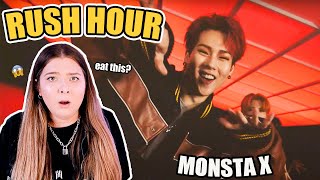 MONSTA X 몬스타엑스 Rush Hour MV REACCIÓN ENG SUB  Arantza Kokobop [upl. by Africa]