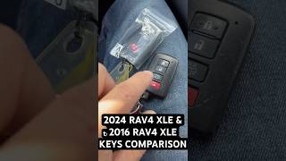 2024 Toyota RAV4 XLE Vs “Old” Keys Rav4 toyota shorts xle [upl. by Emylee900]