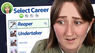 Speedrunning the Grim Reaper career in The Sims 4 Life amp Death [upl. by Blankenship]