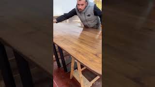 Finitura Idrorepellente per legno su tavoli da pranzo XLAB Design [upl. by Ostap239]