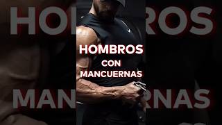 🔝 5 MEJORES EJERCICIOS de HOMBRO con MANCUERNAS en CASA [upl. by Geesey749]