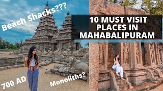 Top 10 Places To Visit In Mahabalipuram  Day Trip [upl. by Pontone]