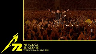 Metallica Blackened Warsaw Poland  July 7 2024 [upl. by Knitter]