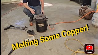 How To Melt Copper At Home [upl. by Champ]