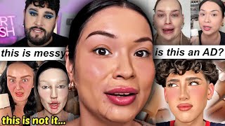 These influencers are in troubleviral foundation gone wrong [upl. by Marice]