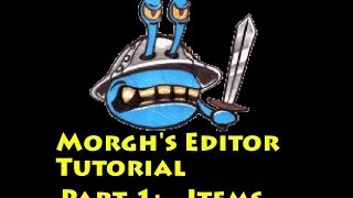 Mount and Blade Morghs Editor Tutorial Part 1  Items [upl. by Corbett]