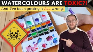 Watercolors are Toxic What you NEED to know [upl. by Hsima]