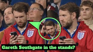 Gareth Southgate Spotted At England vs Greece Match But [upl. by Xymenes]