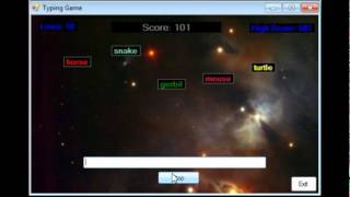 Visual Basic  Typing Game [upl. by Jocelin848]