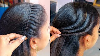 TWO 2 Beautiful Unique bridal Hairstyles for weddings  Easy Hairstyle tutorial for girls trending [upl. by Atiekram]