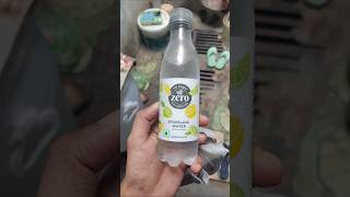 Sparkling water bottle  sugar free  zero lemon 🍋  shorts youtubeshorts [upl. by Diehl]