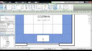 Revit Architecture Bancada Cozinha  Por Mateus Azevedo [upl. by Ahsiekrats]