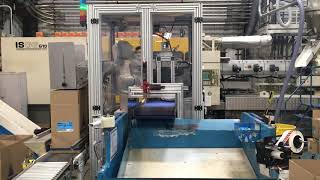 ABB Robot IRB 1200 Picking plastic elbow fittings [upl. by Attenov]