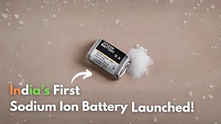 Indias First Sodium ion Battery is Launched  Sodion Energy⚡⚡🔋 [upl. by Erotavlas671]