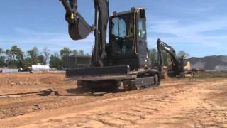 Tips amp Tricks with Compact Excavators How to Use the Dozer and Float Blade [upl. by Alley]