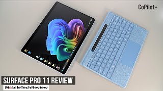 Microsoft Surface Pro 11 OLED Review  Snapdragon CoPilot PC [upl. by Arvonio]