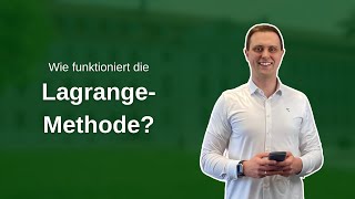 LagrangeMethode einfach erklärt  Grundlagen der Mathematik [upl. by Banebrudge]