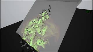 FluidNinja LIVE  Early test  Destructible Mesh collision in Unreal Editor UE4 [upl. by Rosner291]