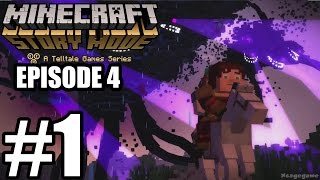 Minecraft Story Mode Episode 4  Gameplay Walkthrough Part 1  No Commentary  HD [upl. by Asen644]