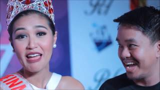 Reina Hispanoamericana 2017 Teresita Marquez answers Miss Universe questions Conan Interviews [upl. by Berman]