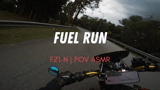 Fuel Run YAMAHA FZ1N  REMUS Exhaust  ASMR  POV [upl. by Eirlav106]