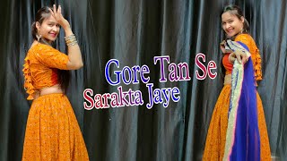 Gore Tan Se Sarakta Jaye Song Govinda  Raveena Tandan Dance video babitashera27 bollywoodmusic [upl. by Chlori]