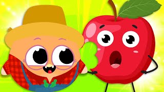 Attrape Les Fruits 🍎  Compter en Anglais Facile  Chansons Educatives  Dessin Animé Pour Bébé [upl. by Airda]